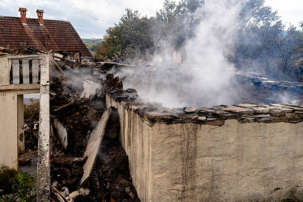 Professional Fire Damage Removal technician working in Glenview, KY